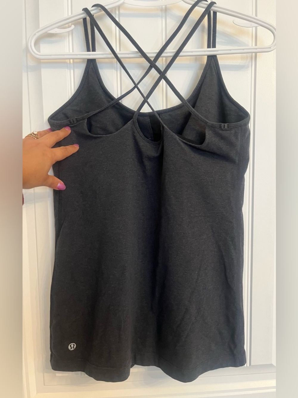 lululemon athletica Crisscross-Strap Tank - Charcoal Grey